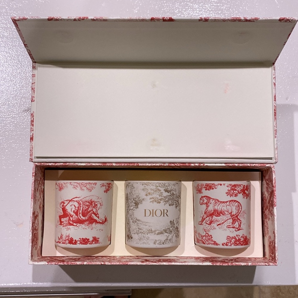 Dior Scented Candle Set of 3 - Picture 5 of 14